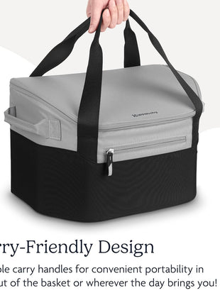 UPPAbaby Bevvy Cooler/Insulated + Leakproof/Portable Handles/Fits in Vista, Cruz, Ridge Stroller Baskets
