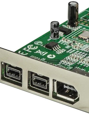 StarTech.com 3 Port 2b 1a 1394 PCI Express FireWire Card Adapter - 1394 FW PCIe FireWire 800 / 400 Card , TAA (PEX1394B3)