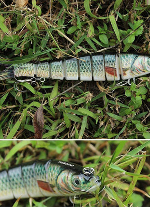 TRUSCEND Easy Catch Swimmax with BKK Hooks, Magic Noisy Wiggling and Vibrating Actions for More Bites, Lifelike Fishing Lures for Bass Trout Walleye Crappie, Strongest Dyneema Fiber Jointed Swimbaits