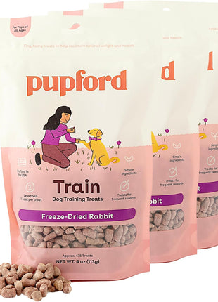 Pupford Freeze Dried Training Treats for Dogs & Puppies, 475+ Three Ingredient Bites (Beef Liver, 4 oz)