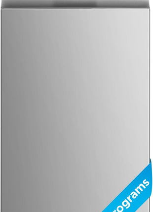 Midea 18 Inch Built-in Dishwasher, Slim Space-Saving Design with 8 Place Settings, 6 Washing Programs & Stainless Steel Tub, Energy Star Certified Dishwasher with Heated Dry & High Temp Wash, Silver