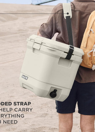 Coleman Pro 25-Quart Hard Cooler, Desert Sand