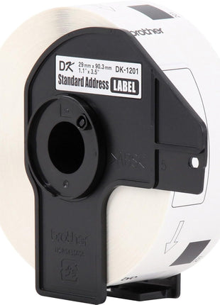 Brother Genuine DK1201 Die-Cut Standard Rolled Address Labels for QL Printers, (DK1201)