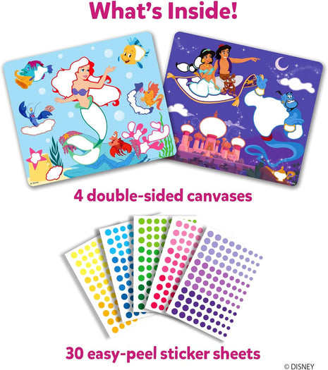 Skillmatics Dot It Sticker Art – Unicorns & Princesses, Craft Kit for Kids | 500+ Stickers, DIY Scrapbooking Activity, Screen-Free Travel Toys, Gift for Toddlers, Girls & Boys Ages 3, 4, 5, 6, 7