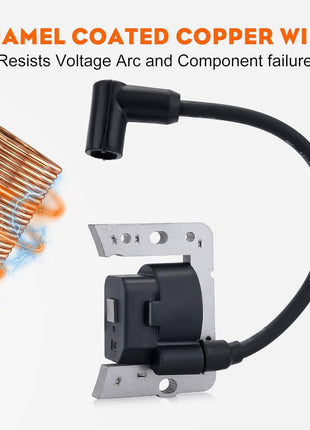 Hipa 34443D Solid State Ignition Coil for Tecumseh 34443 34443A 34443B 34443C LV195EA LEV120 LV195XA 1a138-42-12 1a138-28-7 1a138-52-12