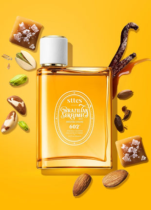 Sttes Perfume 602# (Irresistible Sunshine) - Eau de Perfume 100ml (3.4fl oz) Vanilla Gourmet Tune (Caramel Vanilla Flavor)