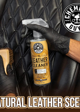 Chemical Guys Leather Cleaner and Conditioner Kit - Car Cleaner and Conditioner, Safely Cleans & Conditions Leather Car Interiors, Furniture, Shoes, Boots, Bags, Apparel & More, 2 Bottles (16 oz Each)