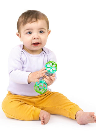 Bright Starts Oball Shaker Rattle Toy, Ages Newborn Plus