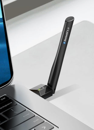 TP-Link USB Bluetooth Adapter for PC, Bluetooth 5.3 Long Range Receiver, Plug and Play, Adjustable Antenna, Supports Windows 11/10/8.1/7 for Desktop, Laptop, Keyboard, Mouse, etc (UB500 Plus)