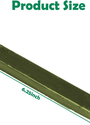 IWIWE 3PCS Green Lapidary DOP Wax - Fit for Lapidary Cabochon Forming, Cutting & Polishing (Use for Lapidary Sticks/Tools, Beeswax Based - High-Adhesion)