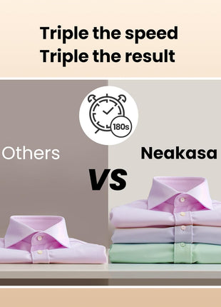 Neakasa Magic 1 Vacuum Steamer for Clothes, Handheld Travel Garment Steamer, 2300Pa Suction for Fabric Grip, Featuring Exclusive AirIron Technology (for 110-120V Use)