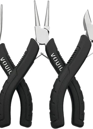 3-Piece Jewelry Pliers Set Jewelry Making Tools