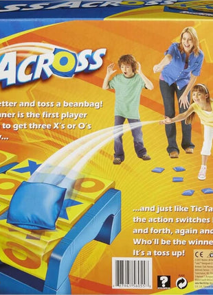Mattel Games Toss Across Indoor Outdoor Game for Ages 5+, 2-4 Players | Get 3-in-a-Row Bean Bag Throwing Tic-Tac-Toe Game, Active Play for Family Nights & Camping