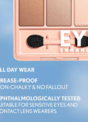 Covergirl Eye Enhancers Eye Shadow Palette, Natural Nudes, 0.19 Ounce