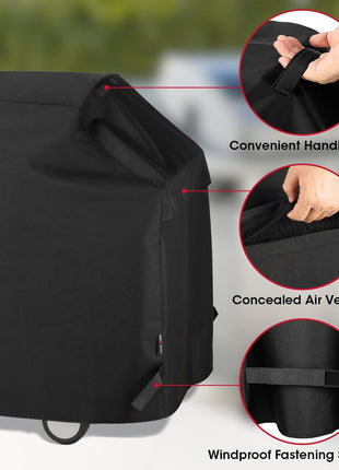 Unicook Heavy Duty Waterproof Barbecue Gas Grill Cover, 65-inch BBQ Cover, Special Fade and UV Resistant Material, Durable and Convenient, Fits Grills of Weber Char-Broil Nexgrill Brinkmann and More