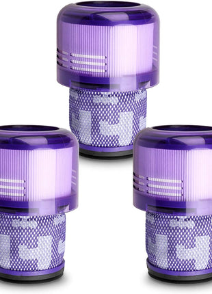 3 Pack Vacuum Filters Replacement Parts Compatible with Dyson V11 Origin V11 Torque Drive V11 Animal V11 Complete V11 Extra V15 Detect V15s Detect Submarine Vacuums, Compare to Part 970013-02