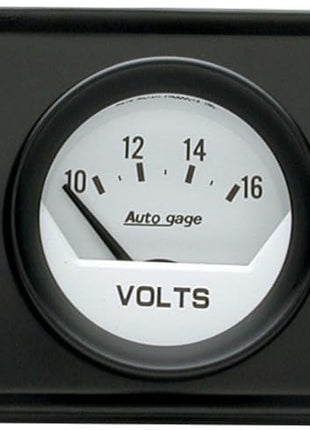 AUTO METER 2327 Autogage Mechanical Oil/Volt/Water Gauge with Black Console, 2.3125 in.
