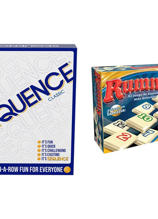 SEQUENCE- Original SEQUENCE Game with Folding Board, Cards and Chips by Jax ( Packaging may Vary ) White, 10.3" x 8.1" x 2.31"