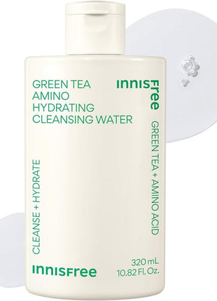 Innisfree (innisfree) Green Tea Amino Cleansing Water 320ml - Genuine Item Wipe-on Toner Cleanser Face Pores Moisturizing Oily Skin Combination Skin Korean Cosmetics