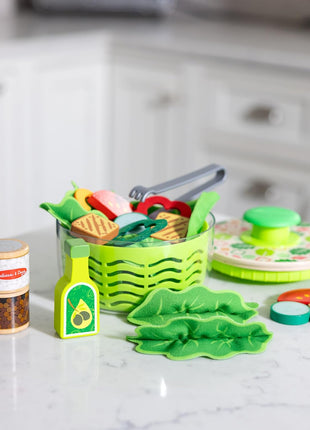 Melissa & Doug Salad Spinner Play Set, Pretend Play Food for Boys and Girls Ages 3+