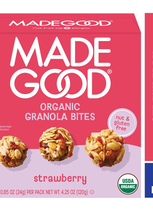 MadeGood Organic Strawberry Granola Minis, 5ct x 0.85oz