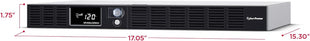 CyberPower OR1000LCDRM1U Smart App LCD UPS Battery Backup | 1000va/600w Line-Interactive Ups, Avr, 2 Surge-Only, USB and Snmp