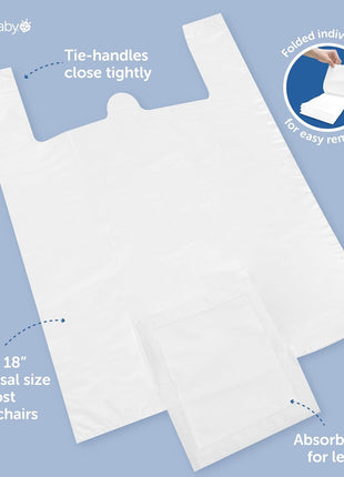 Disposable Potty Liners – Universal Fit for Potty Chairs, Super-Absorbent (30 Count) – Jool Baby