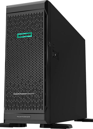 HPE ProLiant ML350 Gen10 Tower Server Bundle with Dual Xeon 6148 2.40 GHz, 256GB DDR4 Memory, 7.68TB Enterprise SSD Storage, RAID, Dual Power, iLO