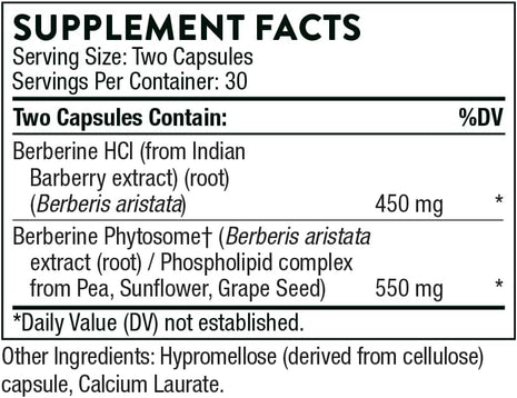 THORNE - Metabolic Support Bundle: Berberine and Chromium Picolinate for Balanced Wellness - 30 Servings
