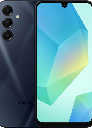 Samsung Galaxy A16 5G A Series, Unlocked Android Smartphone, Large AMOLED Display, Durable Design, Super Fast Charging, Expandable Storage, 5G Connectivity, US Version, 2025, Blue Black