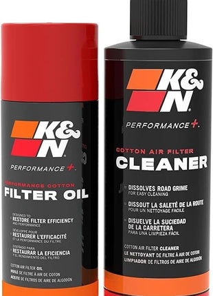 K&N Air Filter Cleaning Kit: Aerosol Filter Cleaner and Oil Kit; Restores Engine Air Filter Performance; Service Kit-99-5000, Multi