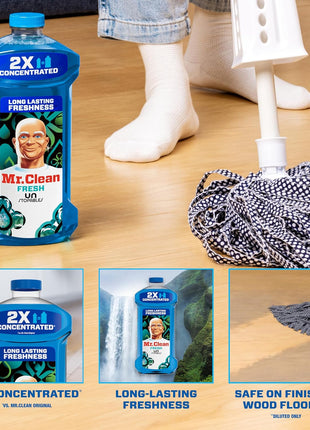 Mr. Clean 2X Concentrated Multi Surface Cleaner with Unstopables Fresh Scent 41 fl oz