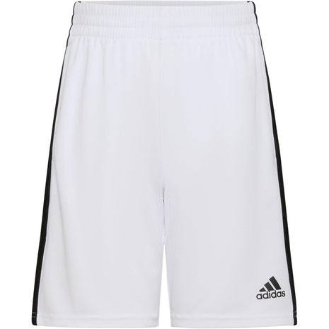 adidas Boys Classic 3-Stripes Shorts (Black, Large)