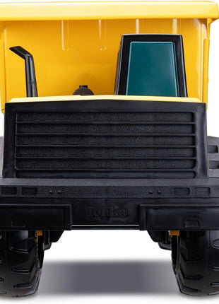 Tonka Steel Classics Mighty Dump Truck - Made with Steel & Sturdy Plastic, Yellow Toy Construction Truck, Boys and Girls, Kids, Toddlers, Ages 3+