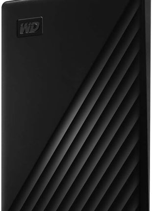 WD 2TB My Passport, Portable External Hard Drive, Black, backup software with defense against ransomware, and password protection, USB 3.1/USB 3.0 compatible - WDBYVG0020BBK-WESN