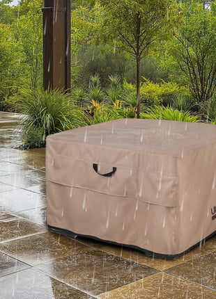 ULTCOVER Patio Fire Pit Table Cover Square 36 inch Outdoor Waterproof Fire Bowl Cover