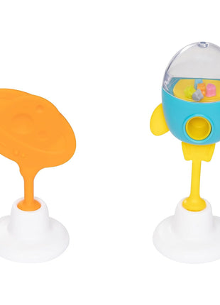 Smart Steps Trend Activity Walker and Entertainer with Removeable Toys, Large Tray, Cup Holder, Adjustable Height and Flat Fold Frame for Storage, Ages 6 Months +, Space Walk Navy