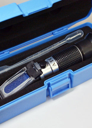 Honey Refractometer for Moisture, Brix and Baume, 3 in 1 Uses, 58 90% Brix Scale Range, Ideal for Honey, Maple Syrup, and Molasses, Bee Keeping Supplies