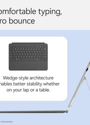 Microsoft Surface Pro Keyboard for Surface Pro 12" Device, Keyboard Only, Alcantara Material, Slate