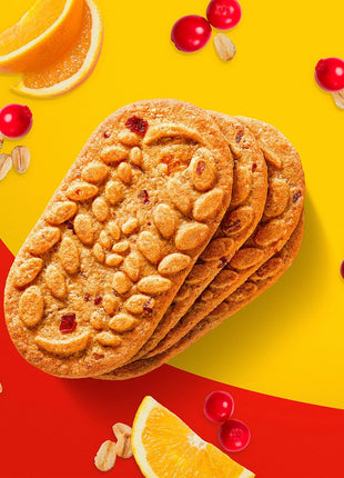 belVita Breakfast Bars Biscuits, Cranberry Orange, 8 Packs (4 Biscuits Per Pack)