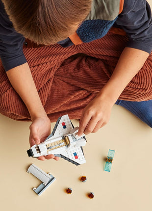 LEGO Creator 3 in 1 Space Shuttle Toys - Space Toys Building Set for Boys & Girls, Ages 6+ - Option to Build 2 Spaceships or Astronaut - Educational Gift for Kids Birthday & Holidays - 31134