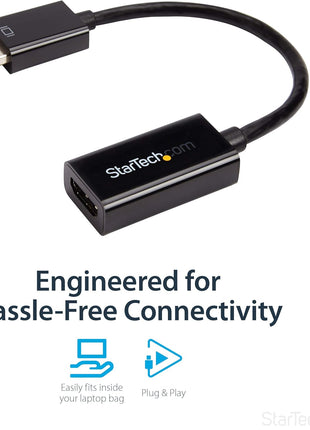 StarTech.com DP2HD4KS DisplayPort to HDMI 4K Audio/Video Converter