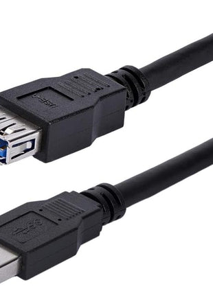 StarTech.com 1m Black SuperSpeed USB 3.0 Extension Cable A to A - Male to Female USB 3 Extension Cable Cord 1 m (USB3SEXT1MBK)