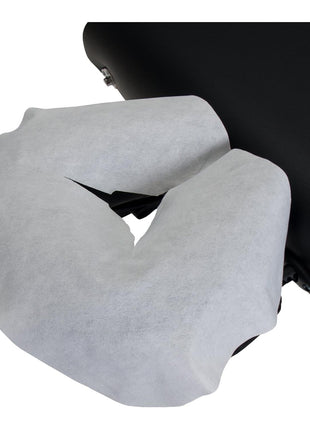 EarthLite Flat Disposable Face Cradle and Headrest Covers – Medical-Grade, Ultra Soft, Luxurious, Non-Sticking Massage Headrest Covers for Massage Tables & Massage Chairs