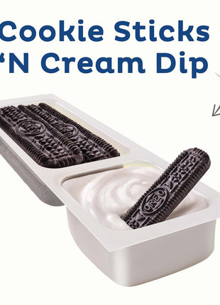Handi-Snacks OREO Cookie Sticks 'N Creme Dip Snack Packs, 20 Snack Packs | Individually Wrapped