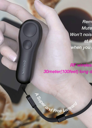 SK SYUKUYU RF Remote Control Page Turner for Kindle Reading Ipad Surface Comics, iPhone Android Tablets Reading Novels Taking Photos(Black)