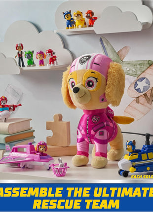 Paw Patrol Air Rescue Toy Figures Gift Pack with 7 Collectibles | 7 Collectible Action Figures, Aviation Flight Uniforms, 2-Inch Tall Pups & 3.5-Inch Ryder, Kids Toys for Boys & Girls Ages 3+