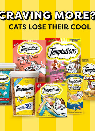 Temptations Cat Treats MixUps Backyard Cookout Flavor Crunchy, Soft Cat Treats, 30 oz. Tub