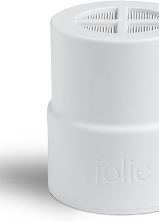 Jolie Replacement Shower Filter for Filtered Showerhead, Hair & Skin | Clinically Tested to Reduce Hair Shedding, Protect Colored Hair, Soothe Dry Skin and Dandruff; Skincare Accessory