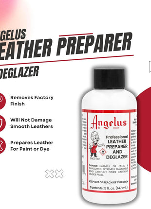 Angelus Leather Preparer Deglazer 5oz